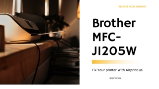 Brother MFC-J1205W Printer Setup | Printer Tech Support