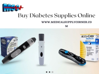 Buy Diabetes Supplies Online