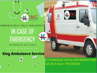 Get King Ambulance Service in Kalighat,Kolkata – Modern Day Tools