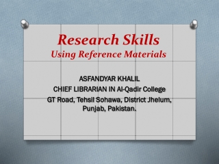 Research Skills