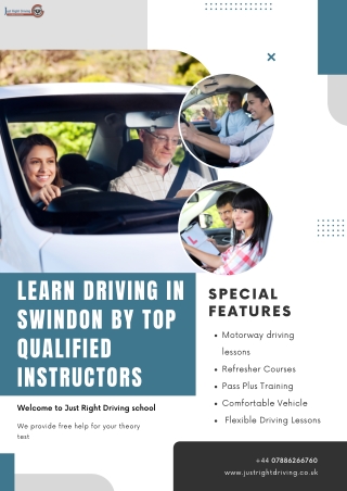 Learn Driving in Swindon by Top Qualified Instructors