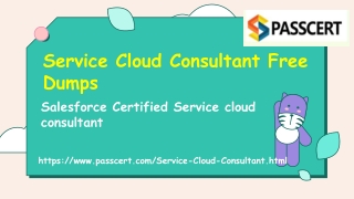Try Free Salesforce Service Cloud Consultant Real Dumps.pdf