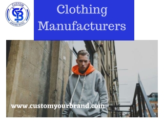 clothing Manufacturers