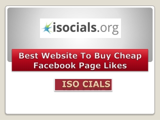 Best Website To Buy Cheap Facebook Page Likes