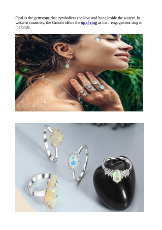 Buy Gorgeous Opal Jewelry & Pendant Necklace