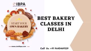 Best Bakery Classes in Delhi