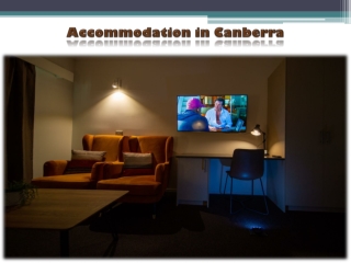 Accommodation in Canberra