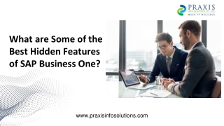 What are Some of the Best Hidden Features of SAP Business One?