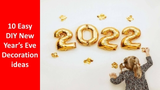 10 Easy DIY New Year’s Eve Decoration ideas