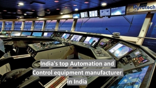 India's top Automation and Control equipment manufacturer in India