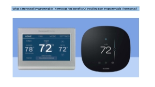 What Is Honeywell Programmable Thermostat And Benefits Of Installing Best Programmable Thermostat