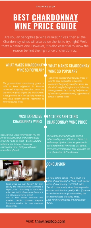 BEST Chardonnay Wine Price Guide