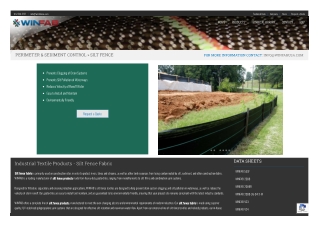 Silt Fence Products