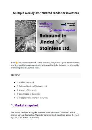 Multipie weekly #27 curated reads for investors