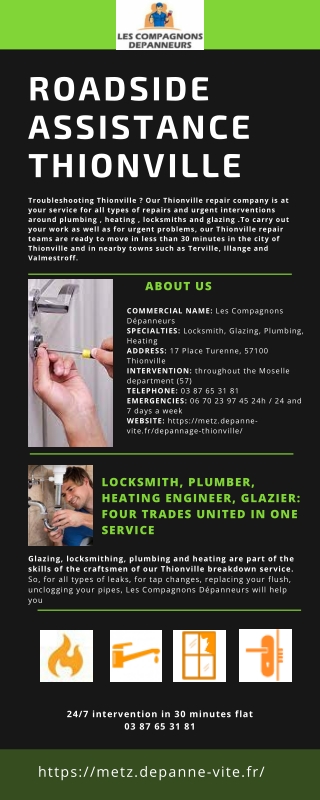 Compagnons Dépanneurs Offers The Best Troubleshooting Services