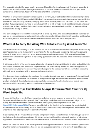 Typical Blunders Most People Make With Reliable Us Fire Og Seeds Strain