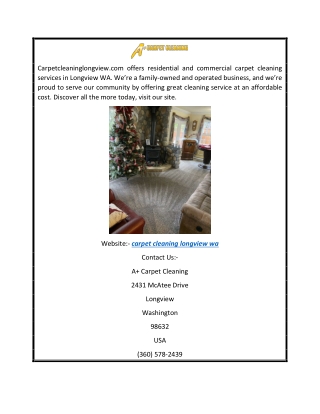 Carpet Cleaning Longview Wa  Carpetcleaninglongview.com