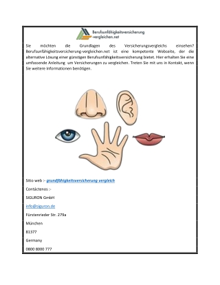 Versicherungsvergleich für Grundfähigkeitsversicherung  Berufsunfähigkeitsversicherung-vergleichen.net