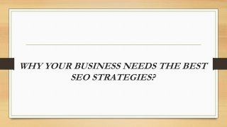 WHY INVEST IN A RESULT DRIVEN SMO SERVICES TO PROMOTE YOUR BUSINESS?