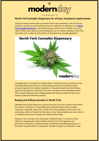 North York Cannabis Dispensary for all your marijuana requirements