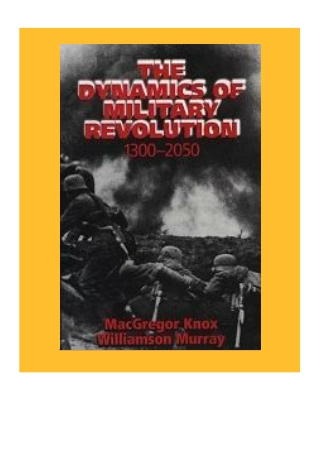 pdf download books The Dynamics of Military Revolution, 1300-2050 Full