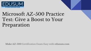 Microsoft AZ-500 Practice Test: Give a Boost to Your Preparation