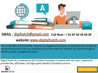 Language Translation Companies |Translation Agency | Digital Hutch