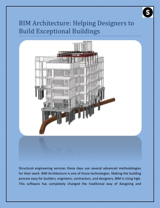 BIM Architecture: Helping Designers to Build Exceptional Buildings