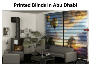 Printed Blinds In Abu Dhabi