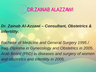 Dr Zainab Alazzawi