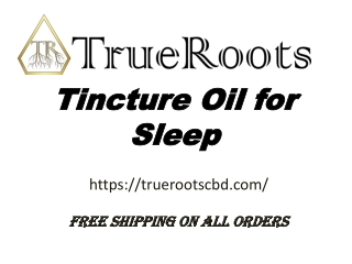 Tincture Oil for Sleep