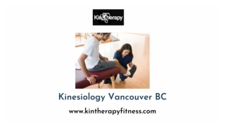 Kinesiology Vancouver BC
