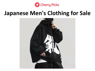 Japanese Men's Clothing for Sale