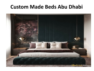 Custom Made Beds Abu Dhabi