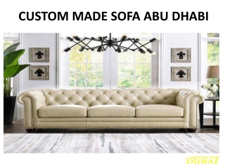 Custom Made Sofa abu dhabi