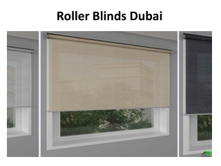 Roller Blinds Dubai