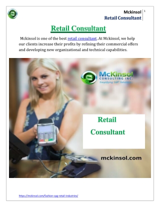 Retail Consultant