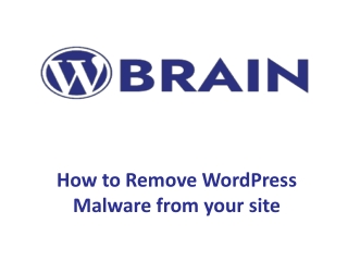 How to Remove WordPress Malware from your site | WordPress Brain