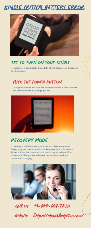 Easy Way To Fix Kindle Critical Battery Error