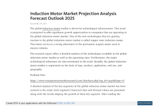 Induction Motor Market - Global Industry Analysis, Trends, Forecast up to 2023