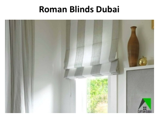 Roman Blinds Dubai