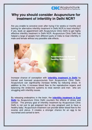 Infertility Treatment in Delhi