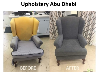 Upholstery Abu Dhabi
