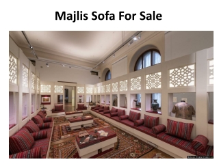 Majlis Sofa For Sale