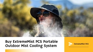 Buy ExtremeMist PCS Portable Outdoor Mist Cooling System