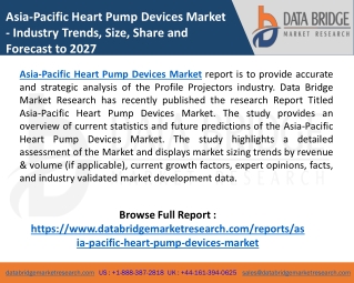 Asia-Pacific Heart Pump Devices Market Outlook, Strategies, Challenges ,Growth,
