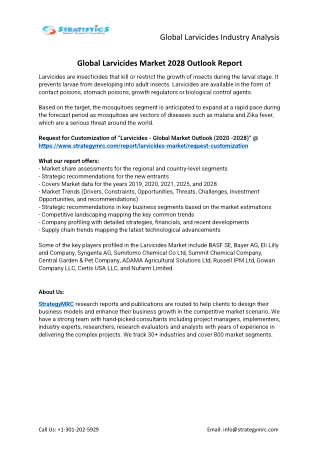 Larvicides Market Forecasts to 2028