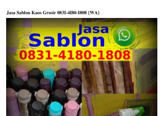 Jasa Sablon Kaos Grosir O8౩I-4I8O-I8O8(whatsApp)