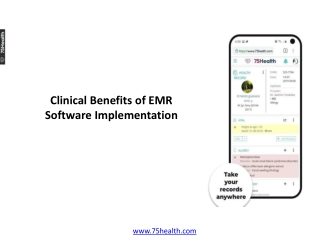 Clinical Benefits of EMR Software Implementation