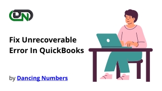 Fix Unrecoverable Error In QuickBooks